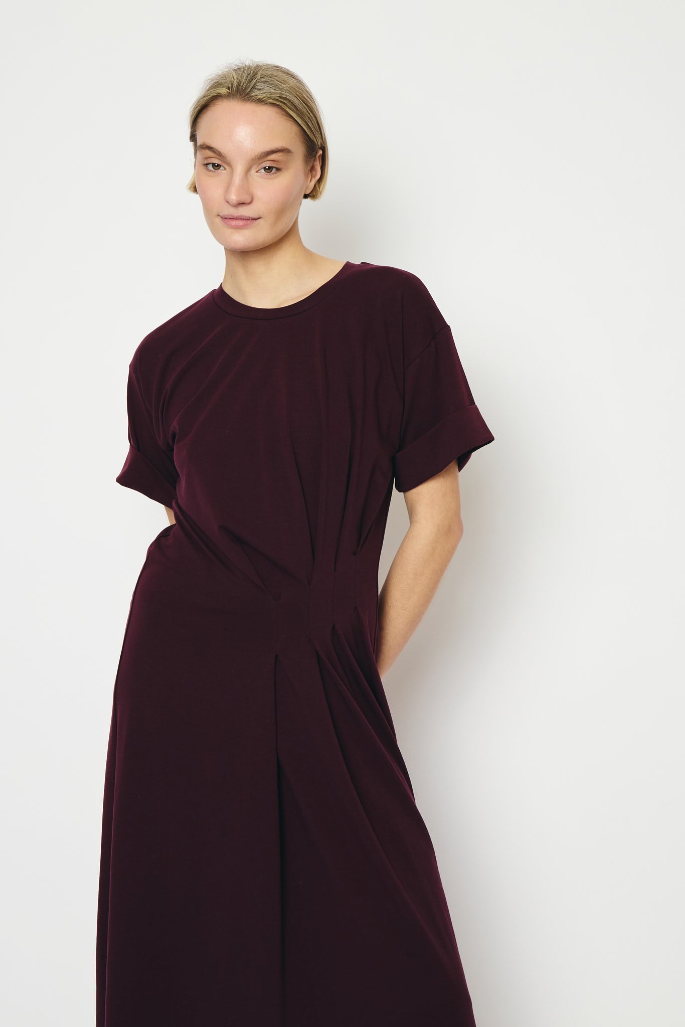RE/BORN Antwerp Noëlle dress Vino