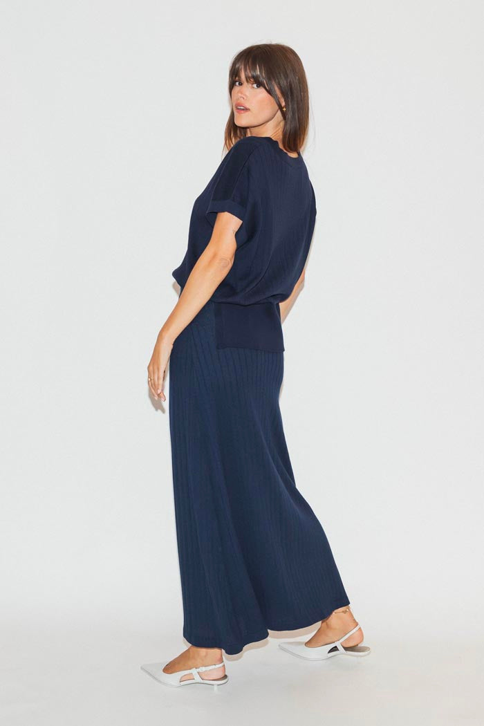 RE/BORN Antwerp Noor blouse/ top Dark Blue