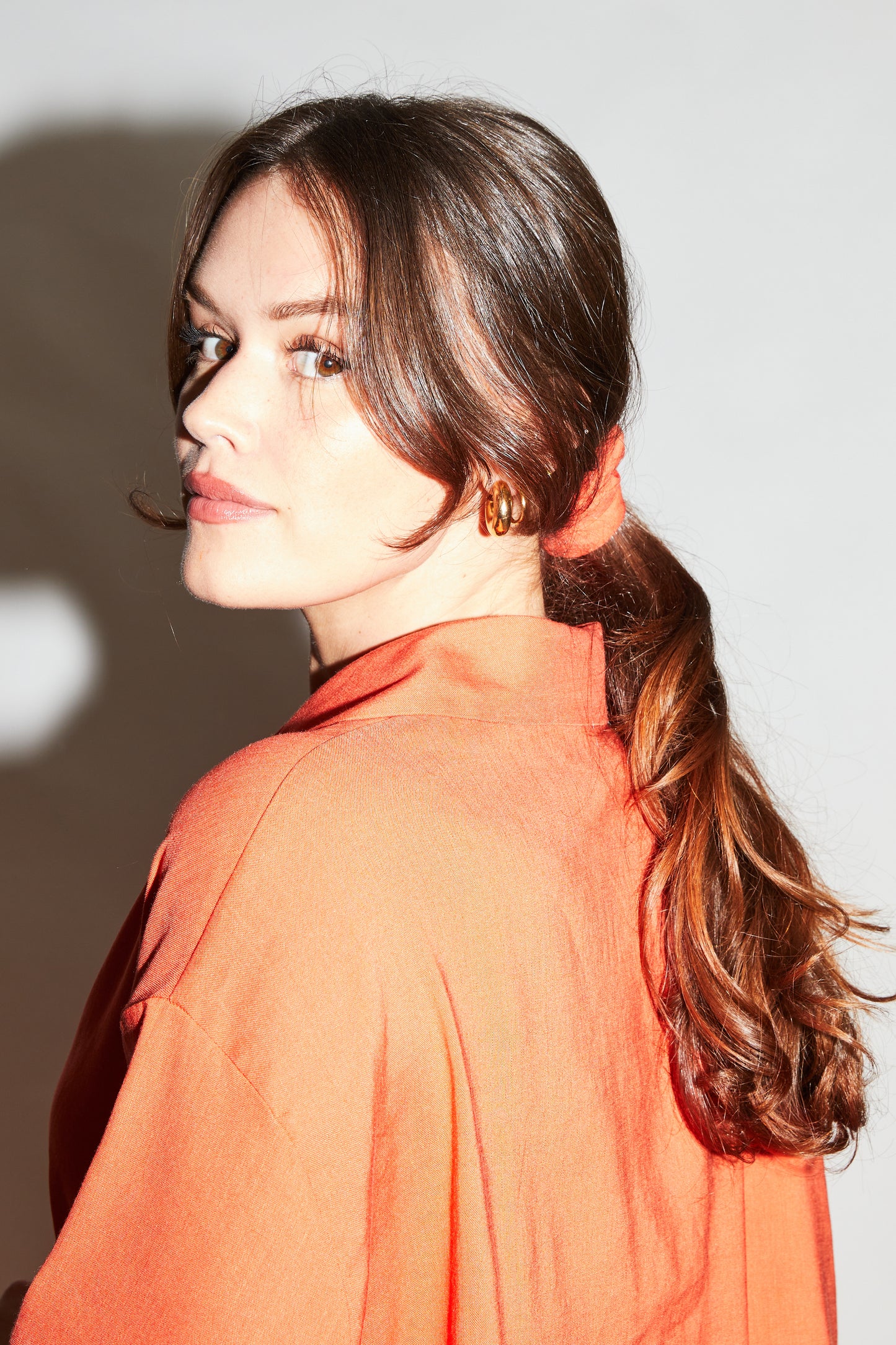 RE/BORN Antwerp Oceane shirt Orange