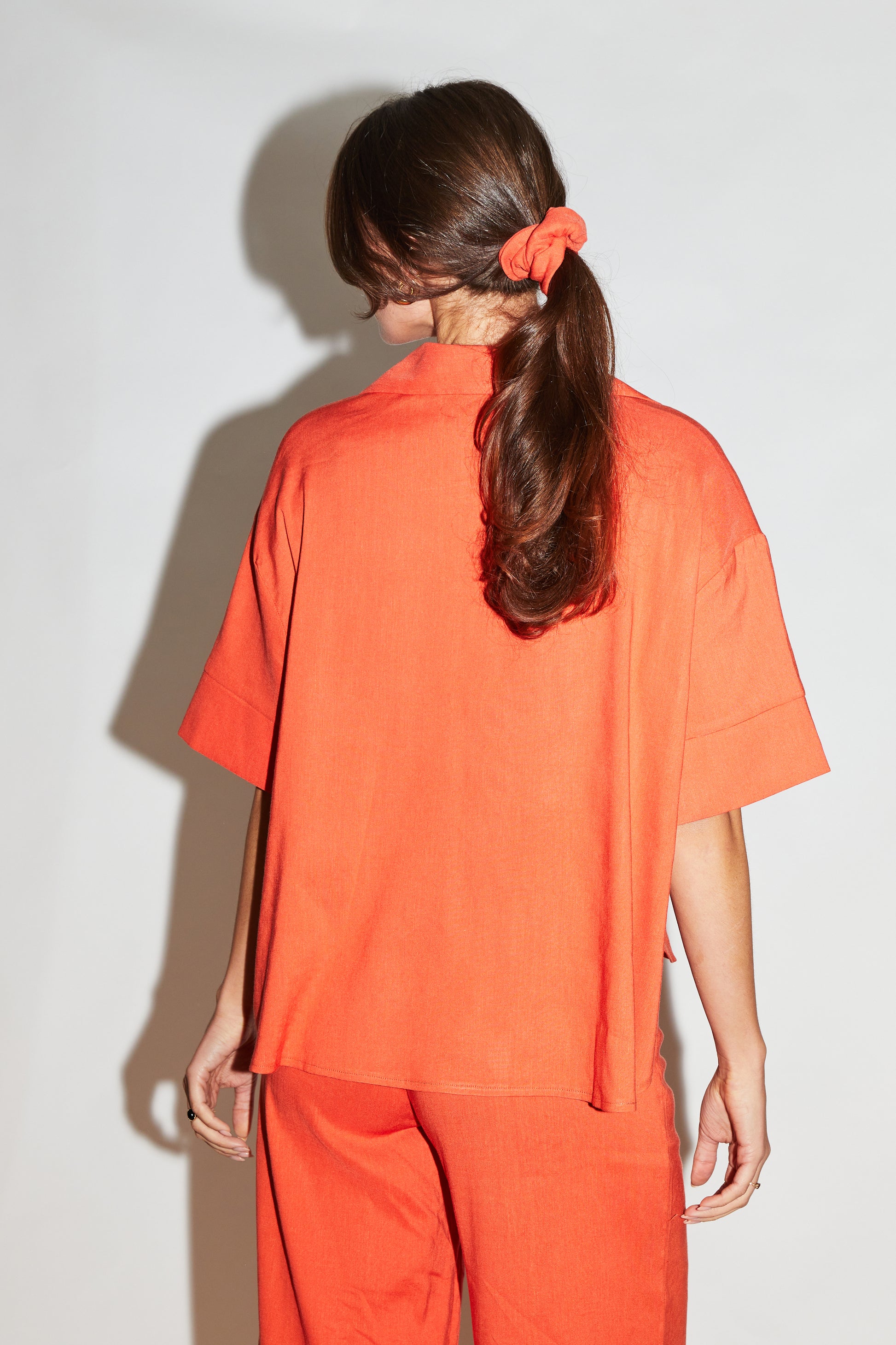 RE/BORN Antwerp Oceane shirt Orange