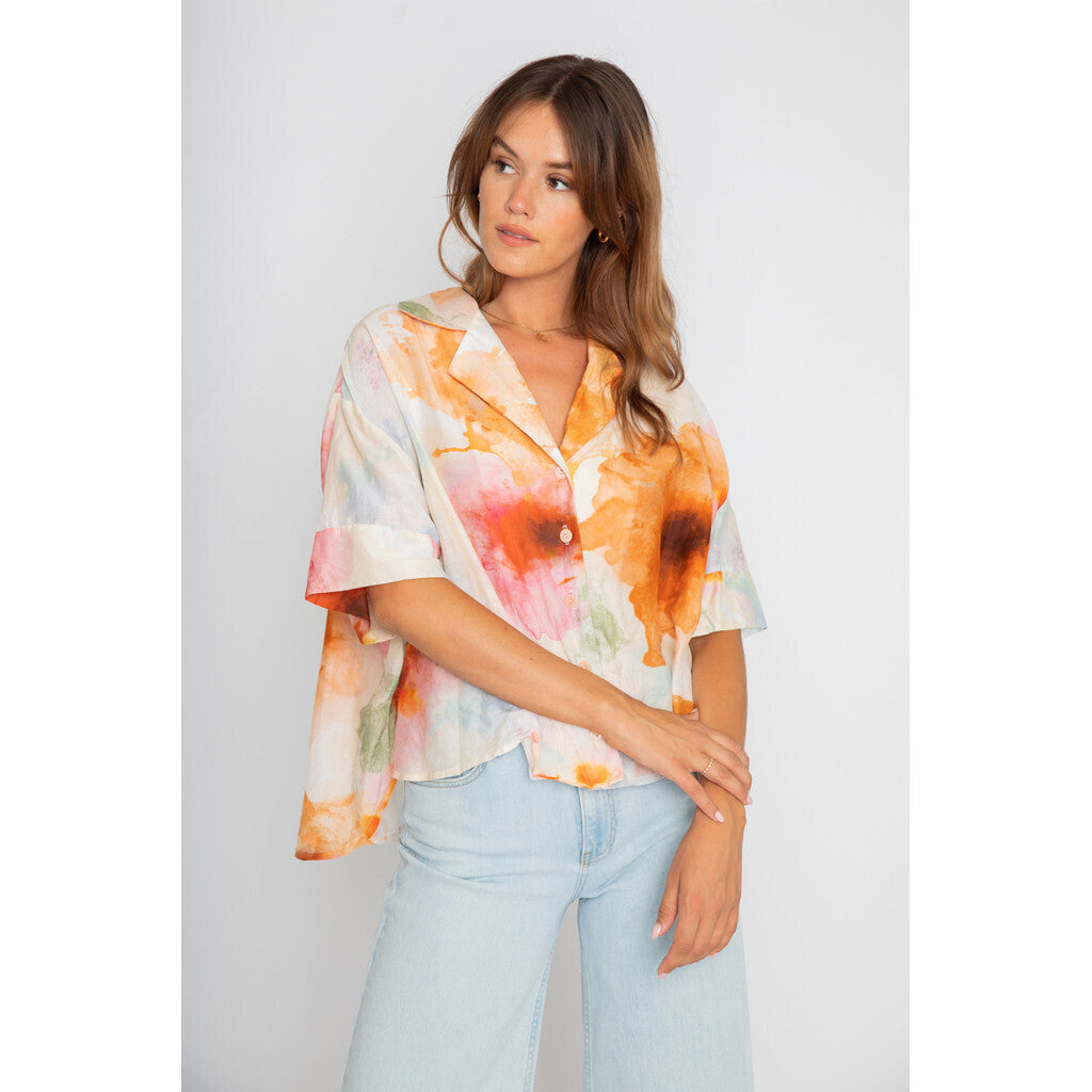 RE/BORN Antwerp Oceane shirt Orange Cloud