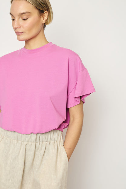 RE/BORN Antwerp Raffa t-shirt Berry Pink