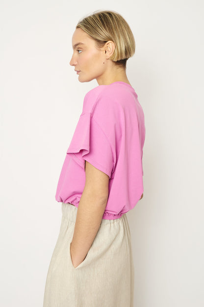 RE/BORN Antwerp Raffa t-shirt Berry Pink