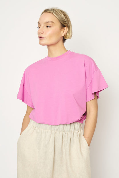 RE/BORN Antwerp Raffa t-shirt Berry Pink