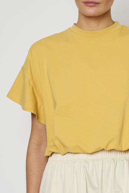 RE/BORN Antwerp Raffa t-shirt Soft Ochra