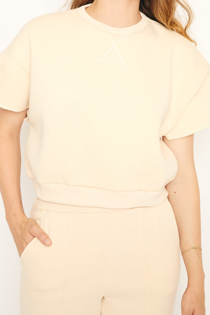 RE/BORN Antwerp Raffaëlla sweater Crème