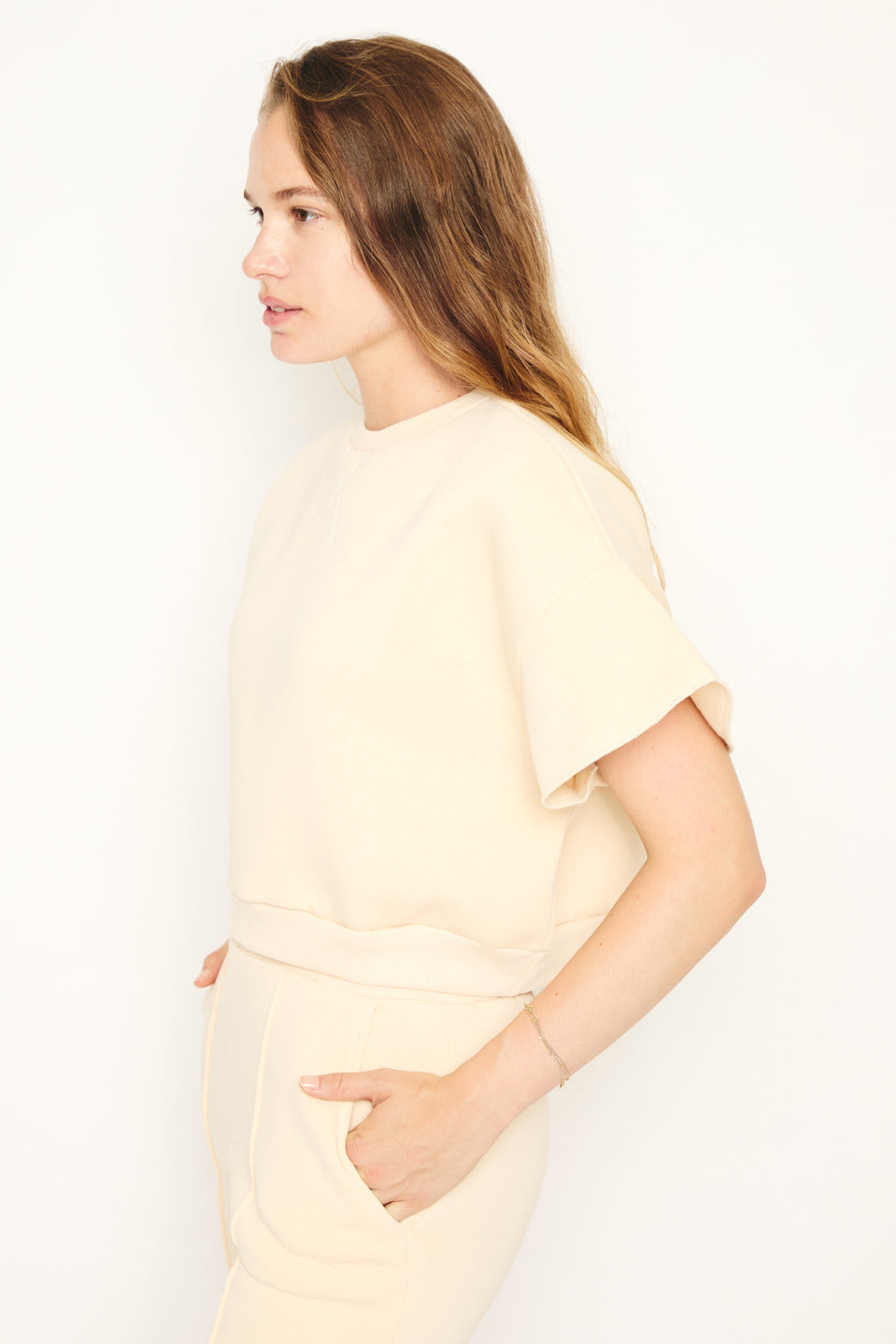 RE/BORN Antwerp Raffaëlla sweater Crème