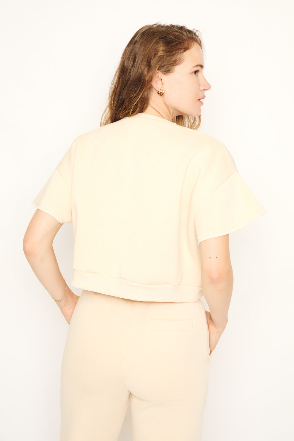 RE/BORN Antwerp Raffaëlla sweater Crème