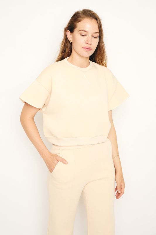 RE/BORN Antwerp Raffaëlla sweater Crème