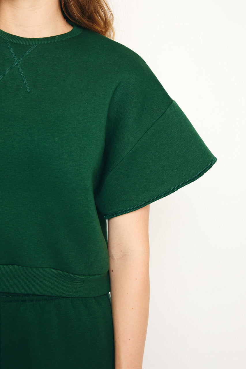 RE/BORN Antwerp Raffaëlla sweater Forest Green