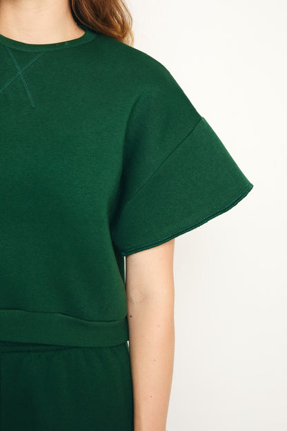 RE/BORN Antwerp Raffaëlla sweater Forest Green