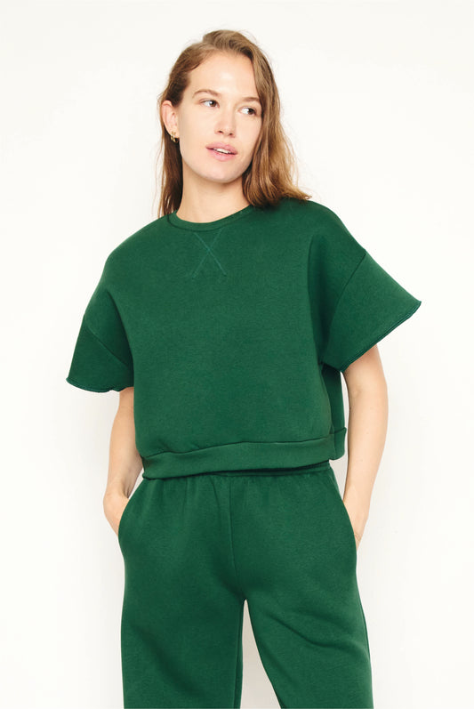 RE/BORN Antwerp Raffaëlla sweater Forest Green