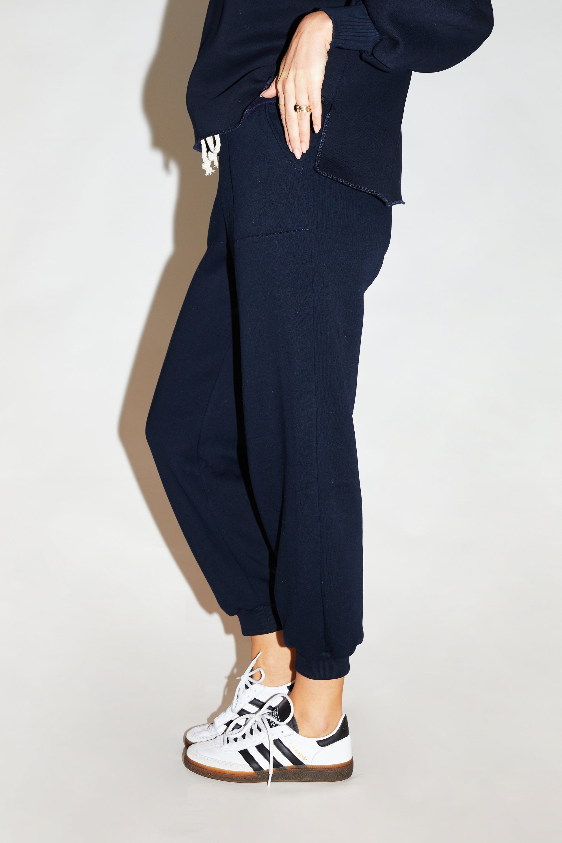 RE/BORN Antwerp Rosalia trousers Dark Blue