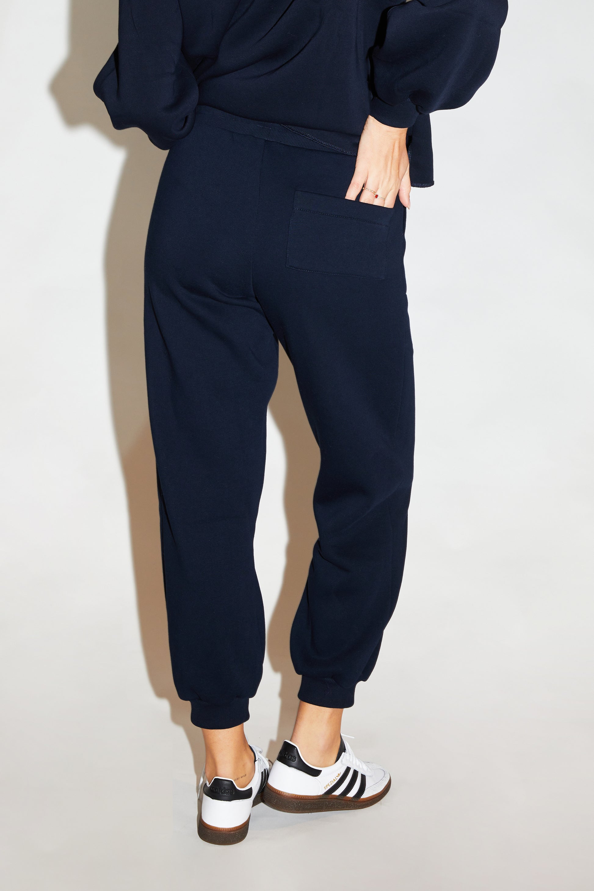 RE/BORN Antwerp Rosalia trousers Dark Blue