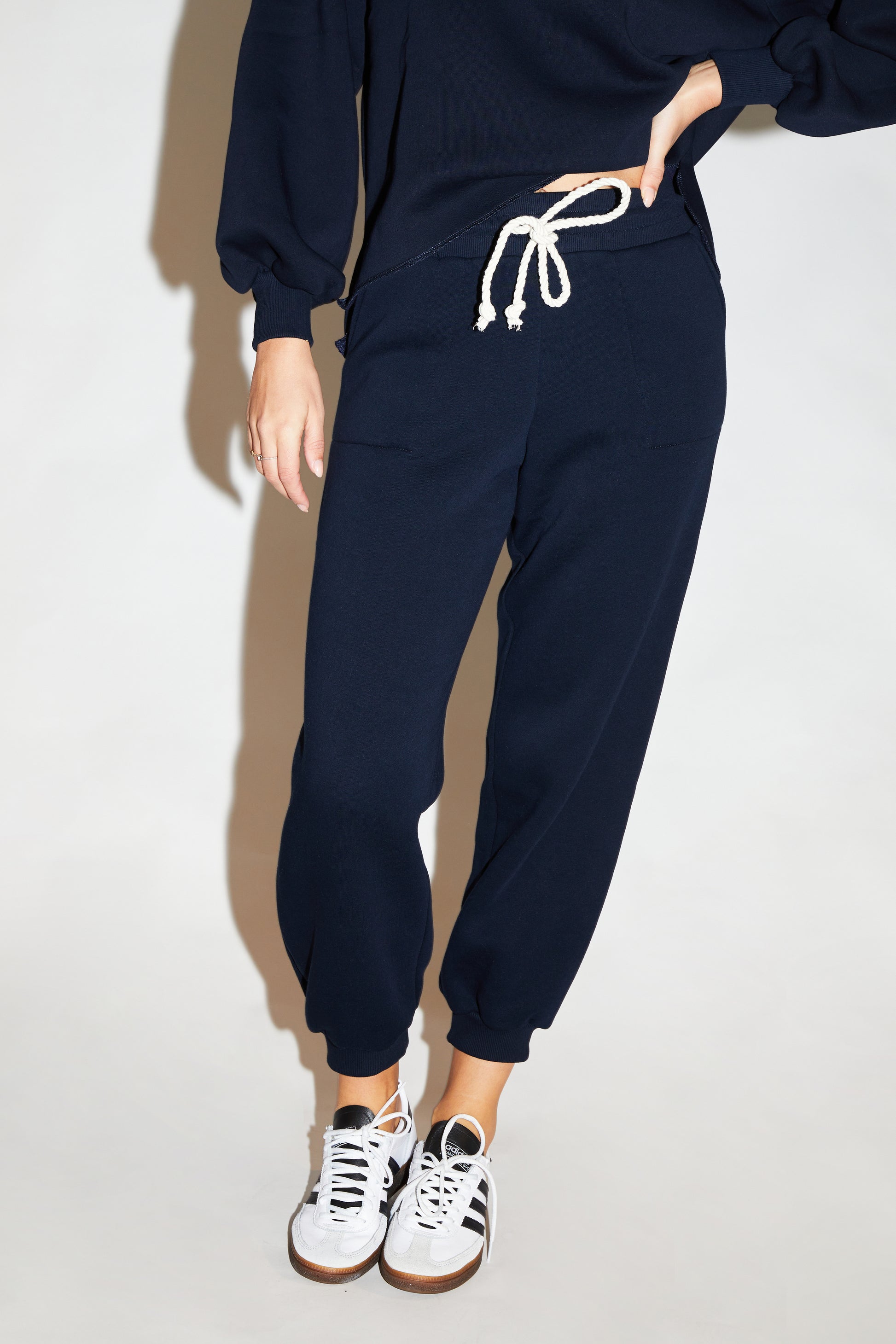 RE/BORN Antwerp Rosalia trousers Dark Blue