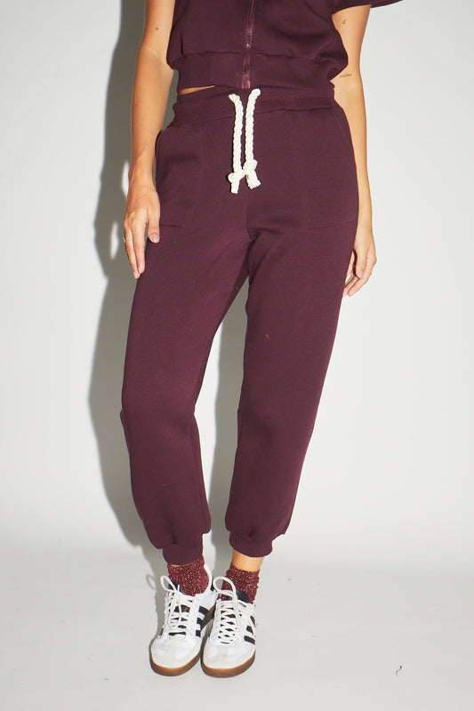 RE/BORN Antwerp Rosalia trousers Vino