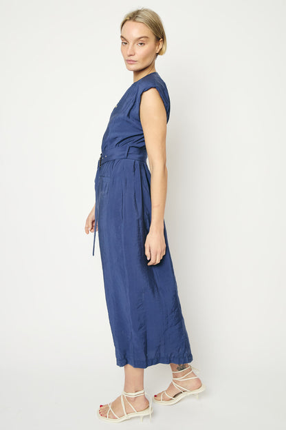 RE/BORN Antwerp Ruth dress Dark Blue