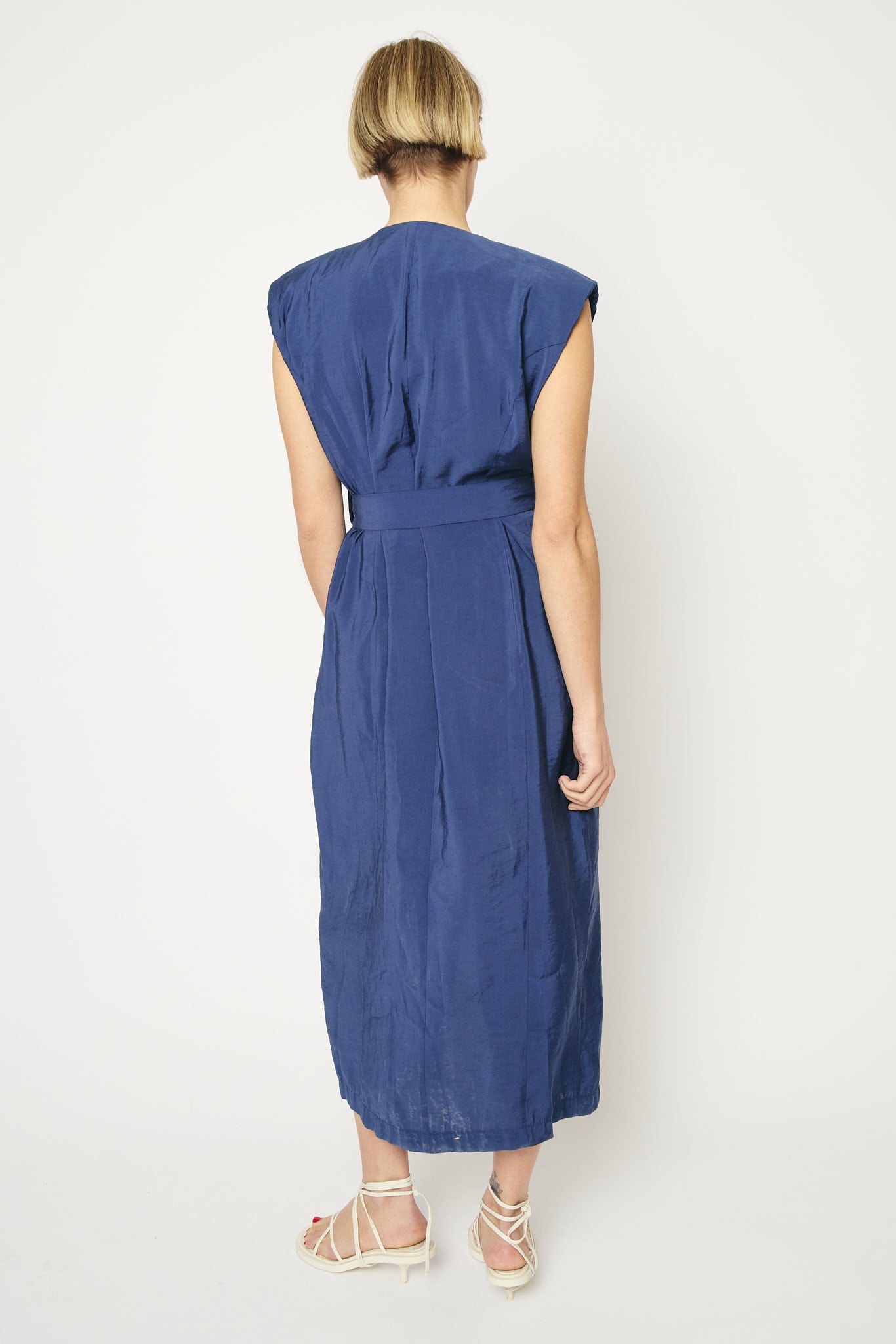RE/BORN Antwerp Ruth dress Dark Blue