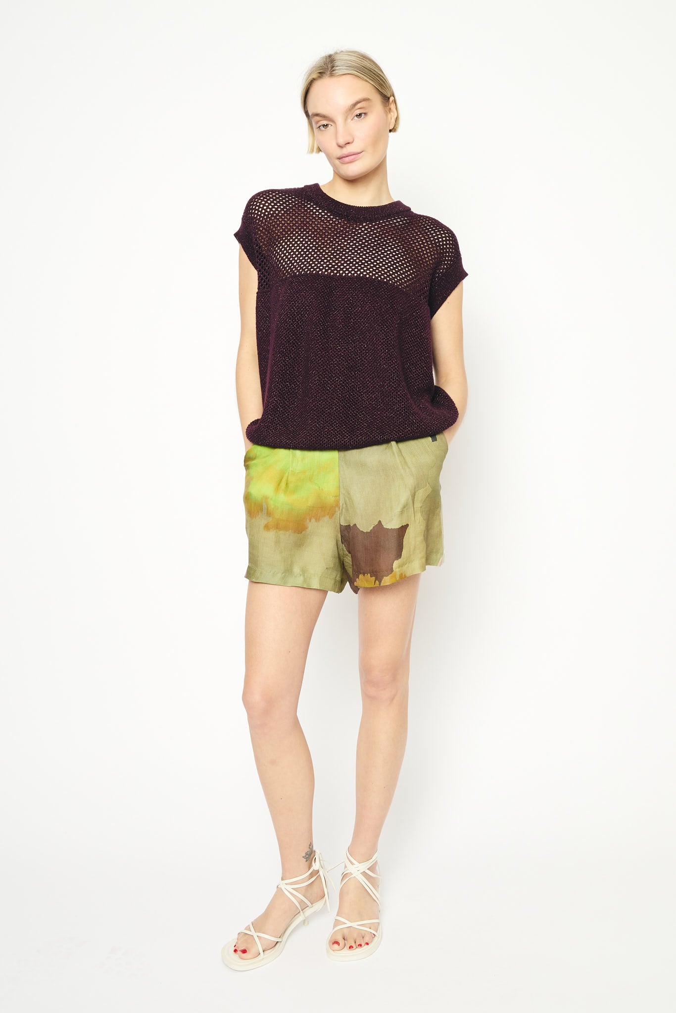 RE/BORN Antwerp Sasha blouse/ top