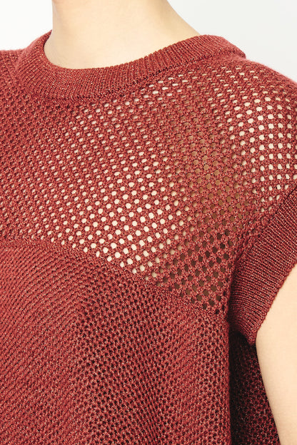 RE/BORN Antwerp Sasha blouse/ top Brick