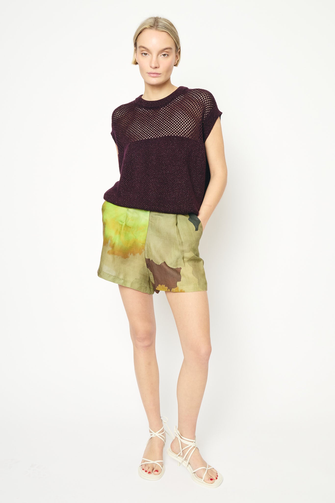 RE/BORN Antwerp Sasha blouse/ top Vino