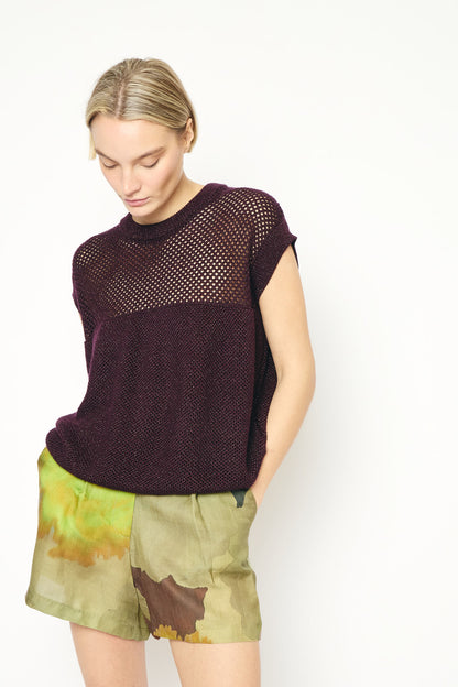 RE/BORN Antwerp Sasha blouse/ top Vino