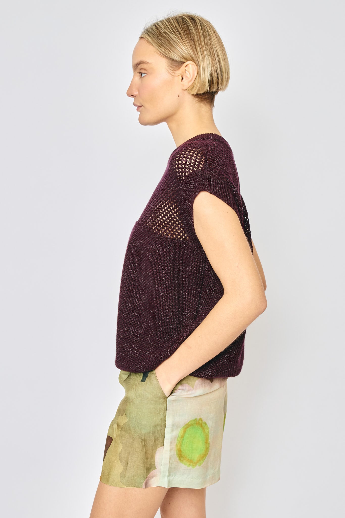 RE/BORN Antwerp Sasha blouse/ top Vino