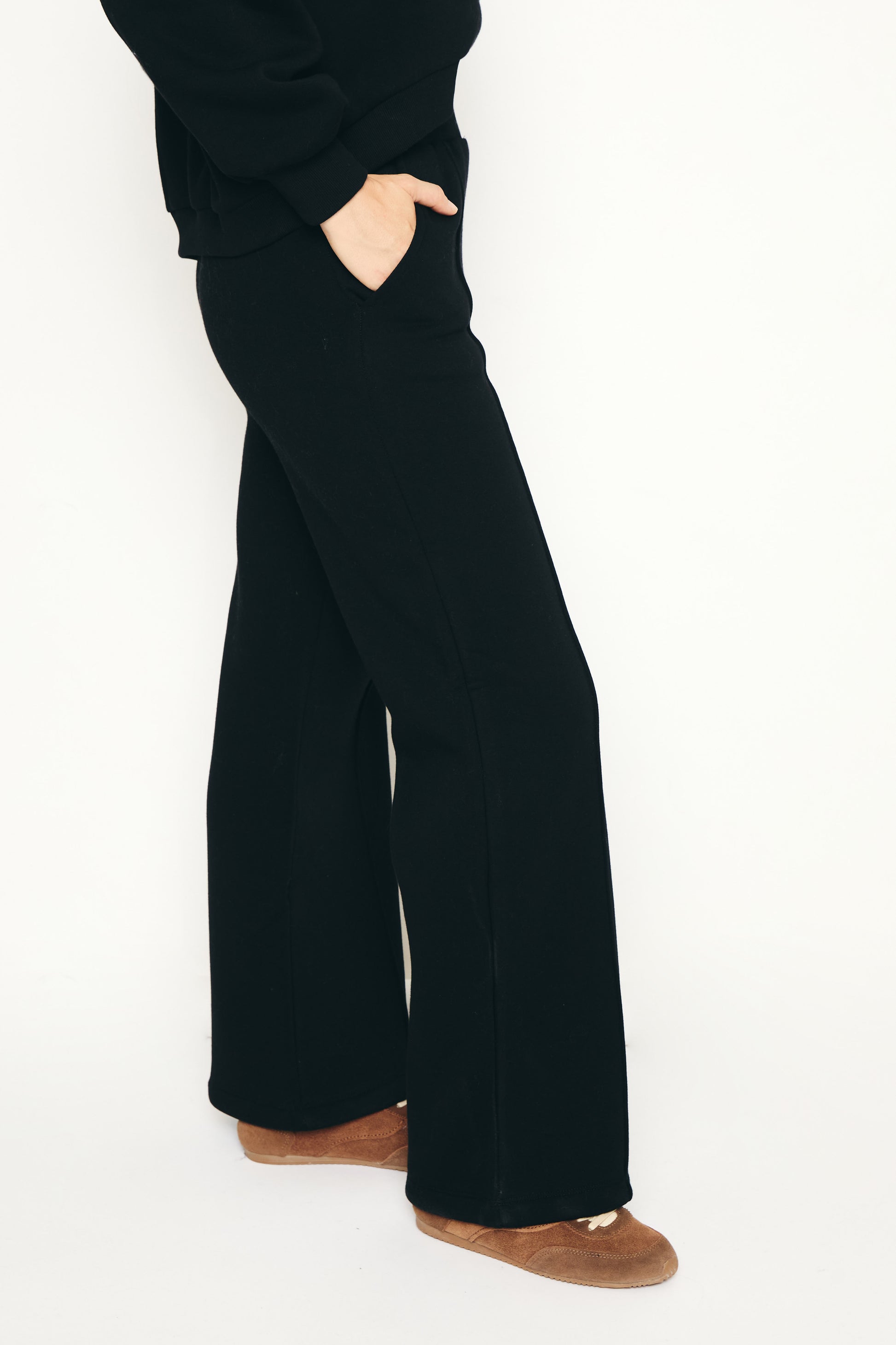 RE/BORN Antwerp Savannah trousers Black