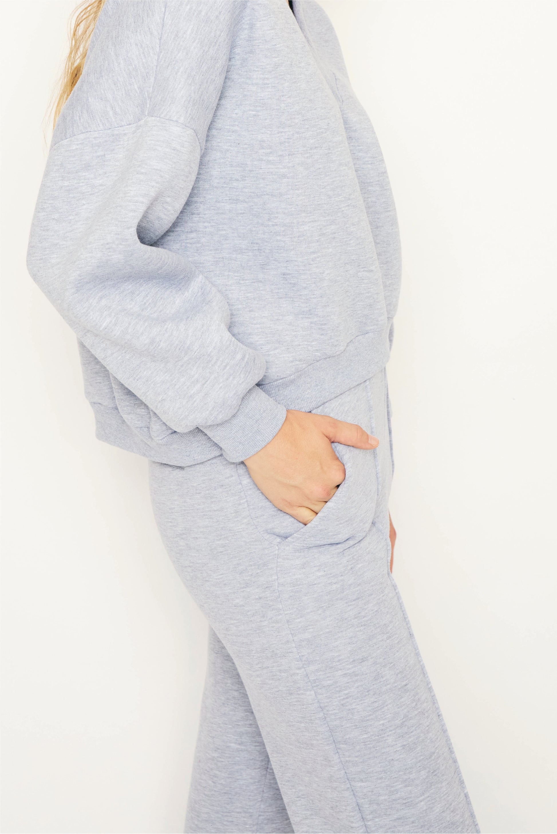 RE/BORN Antwerp Savannah trousers Gray Melange