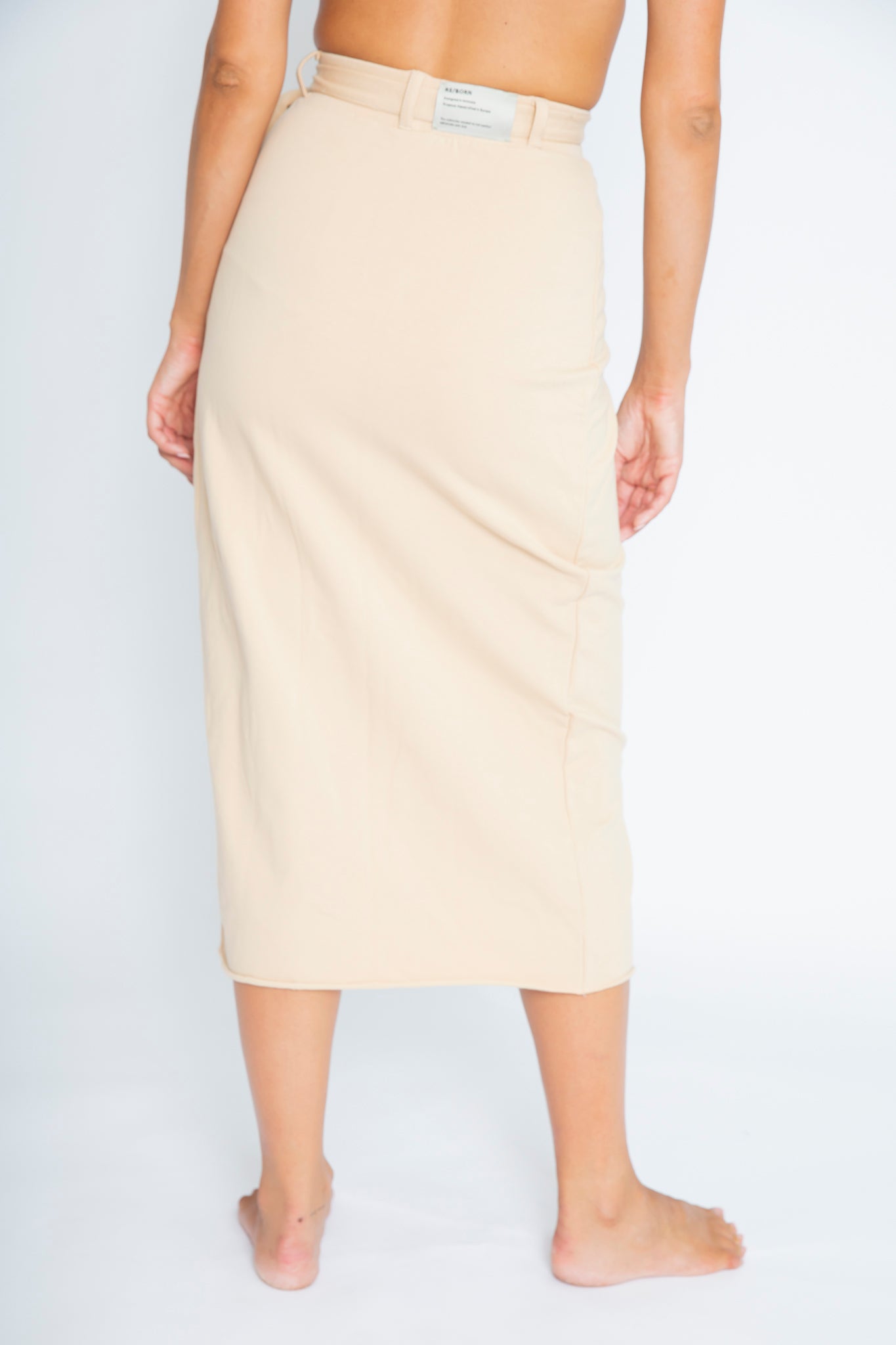 RE/BORN Antwerp Stella skirt Beige