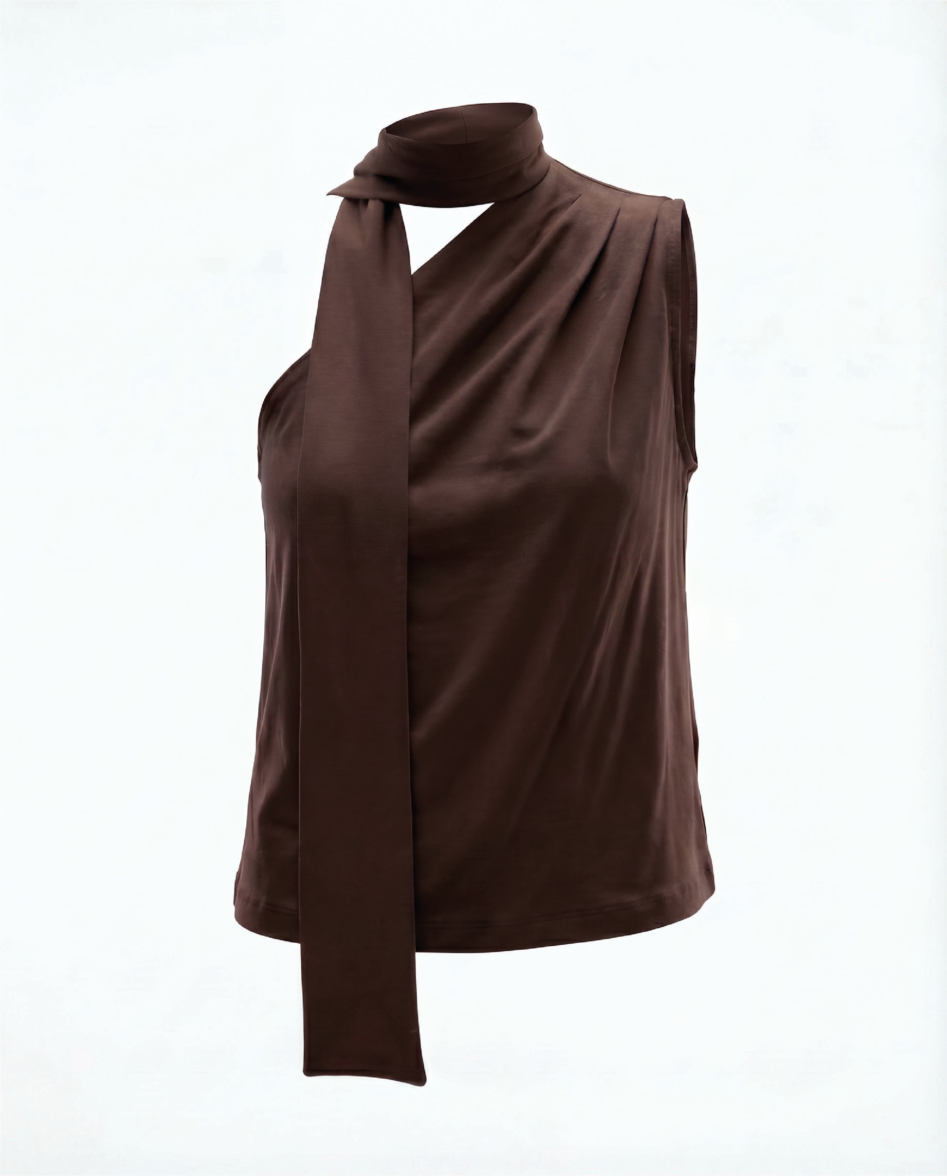 RE/BORN Antwerp Una t-shirt Chocolate