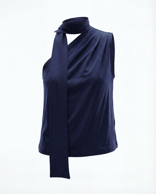 RE/BORN Antwerp Una t-shirt Dark Blue