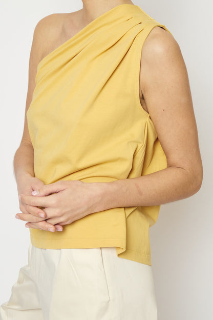 RE/BORN Antwerp Una t-shirt Soft Ochra