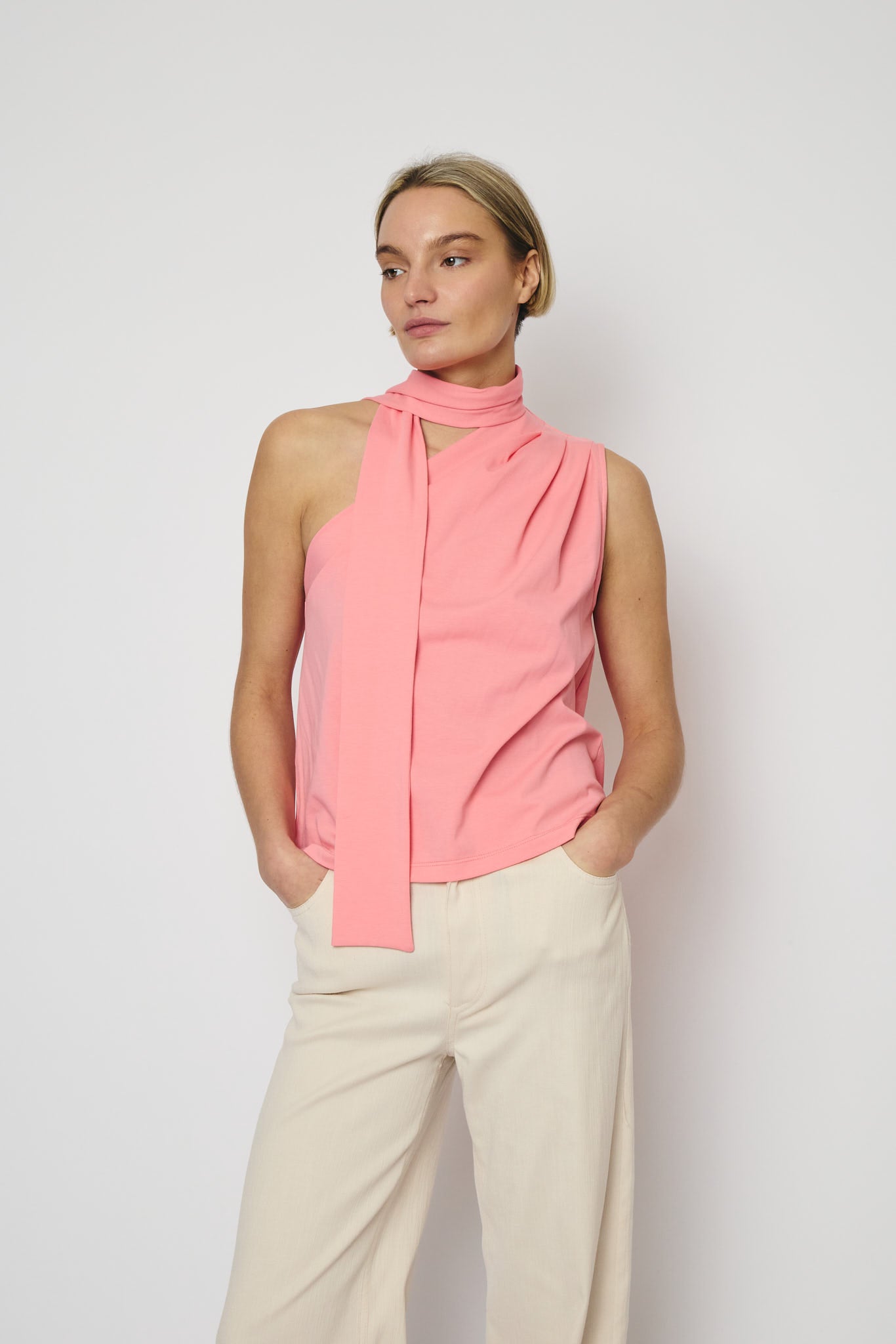 RE/BORN Antwerp Una t-shirt Soft Pink