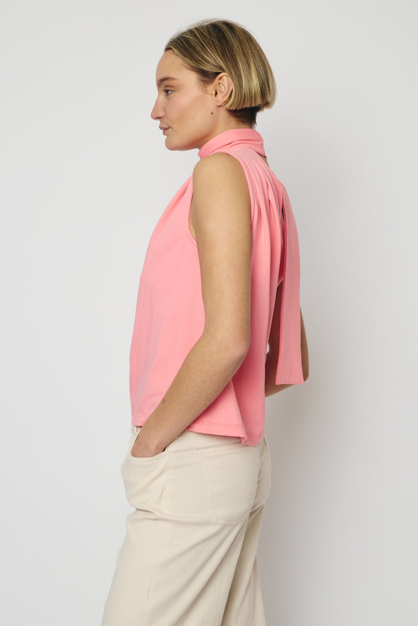 RE/BORN Antwerp Una t-shirt Soft Pink