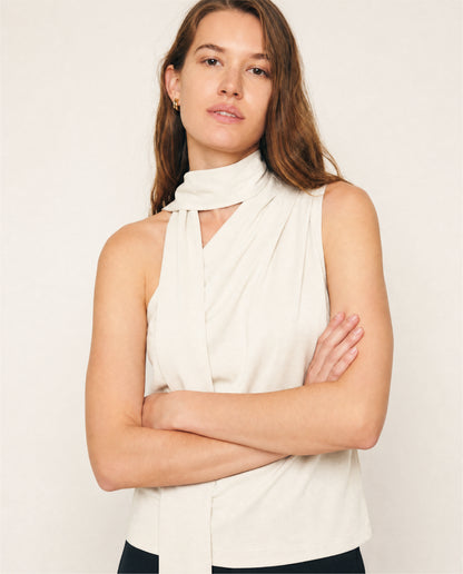 RE/BORN Antwerp Una t-shirt Stone
