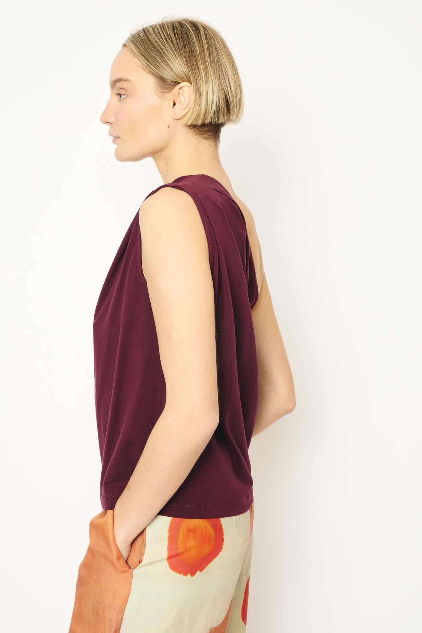 RE/BORN Antwerp Una t-shirt Vino