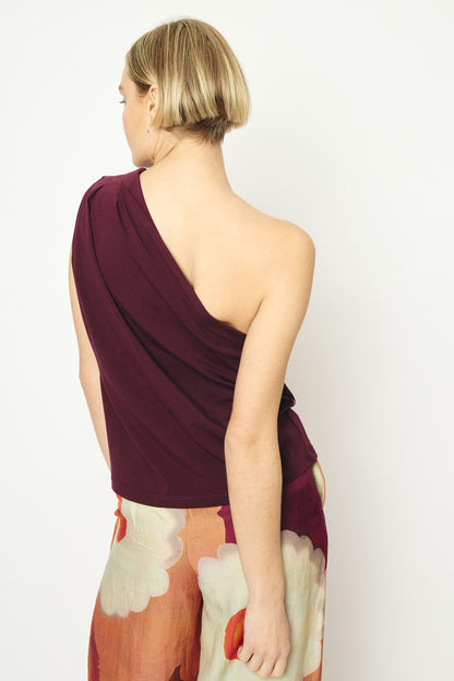 RE/BORN Antwerp Una t-shirt Vino