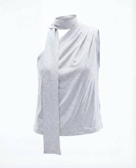 RE/BORN Antwerp Una t-shirt White Melange