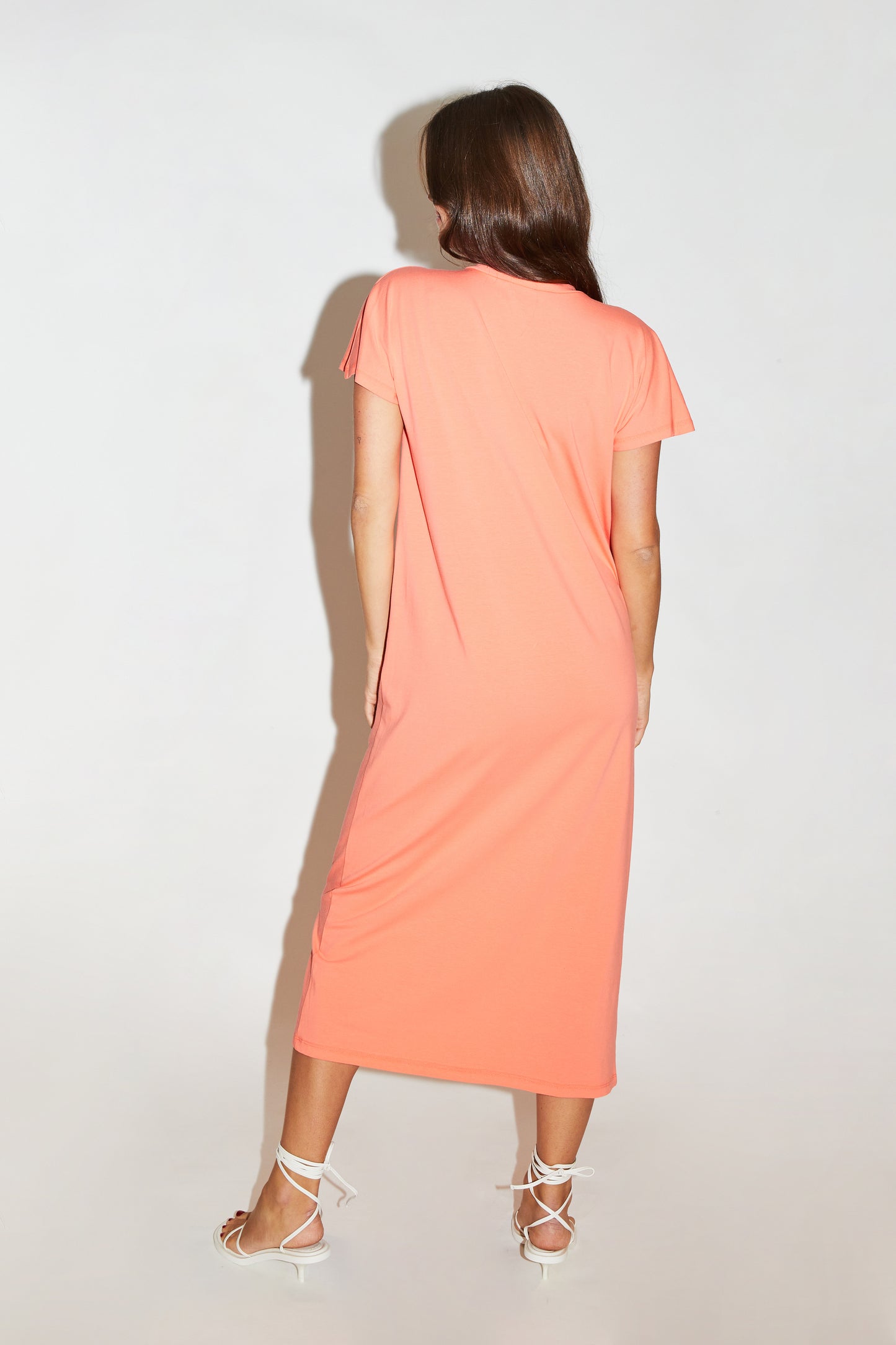 RE/BORN Antwerp Vera dress Coral