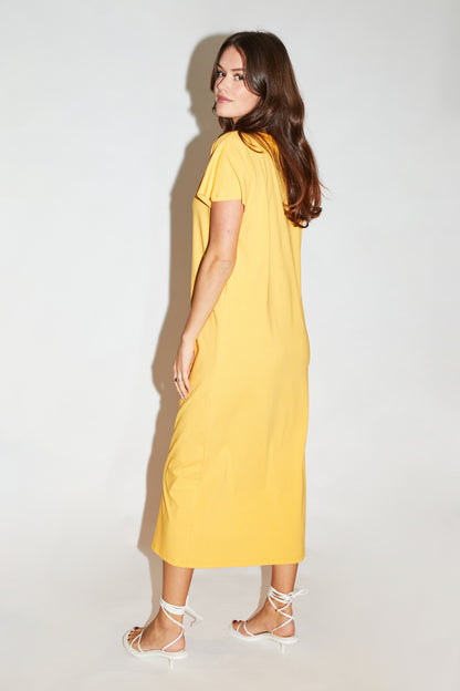 RE/BORN Antwerp Vera dress Mango sorbet