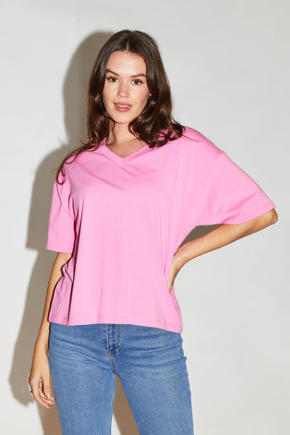 RE/BORN Antwerp Veva t-shirt Candy Pink