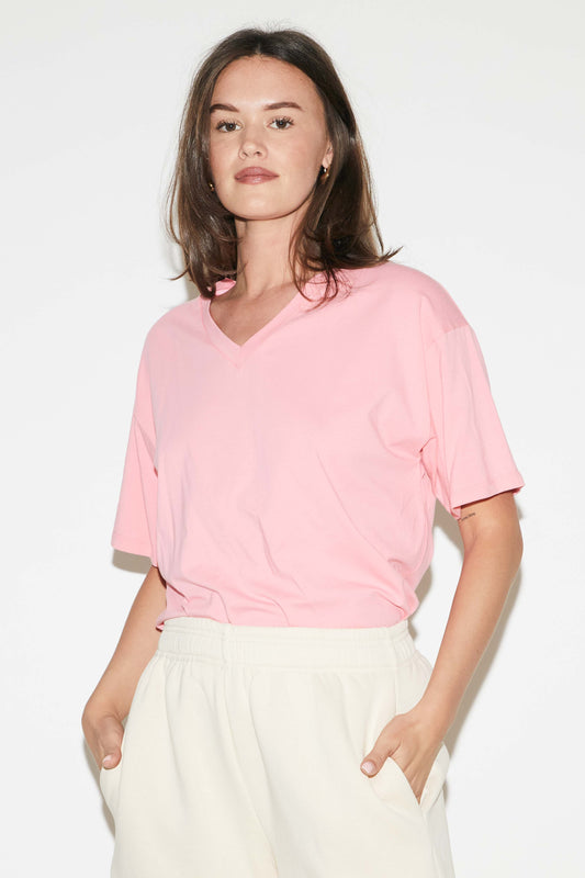 RE/BORN Antwerp Veva t-shirt Soft Pink