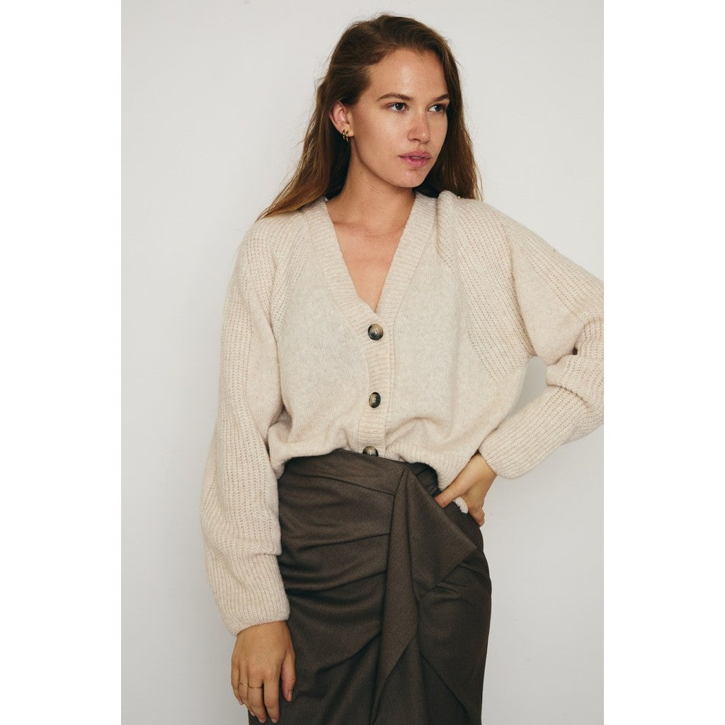 RE/BORN Antwerp Vivienne sweater Crème Stone