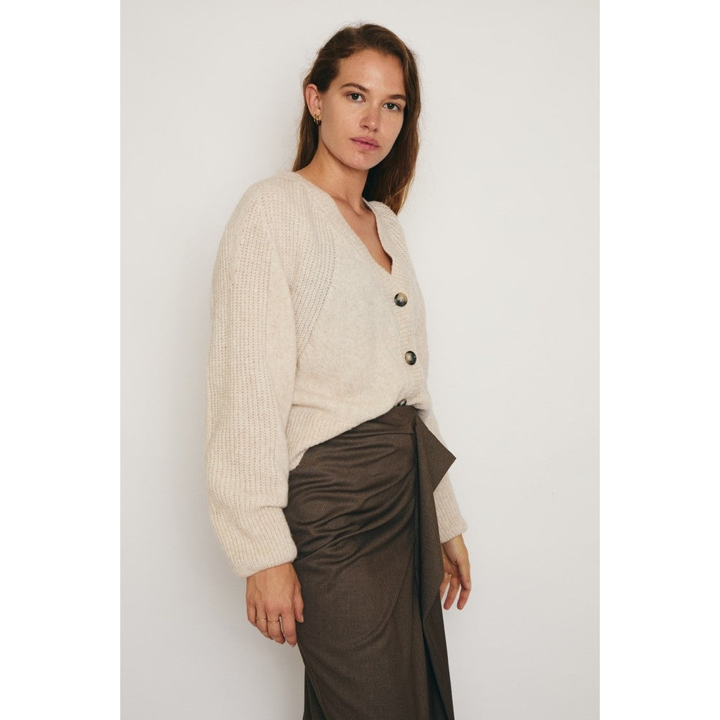RE/BORN Antwerp Vivienne sweater Crème Stone