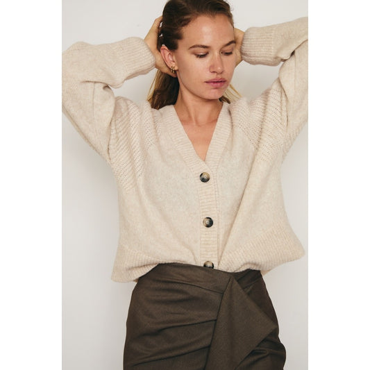 RE/BORN Antwerp Vivienne sweater Crème Stone