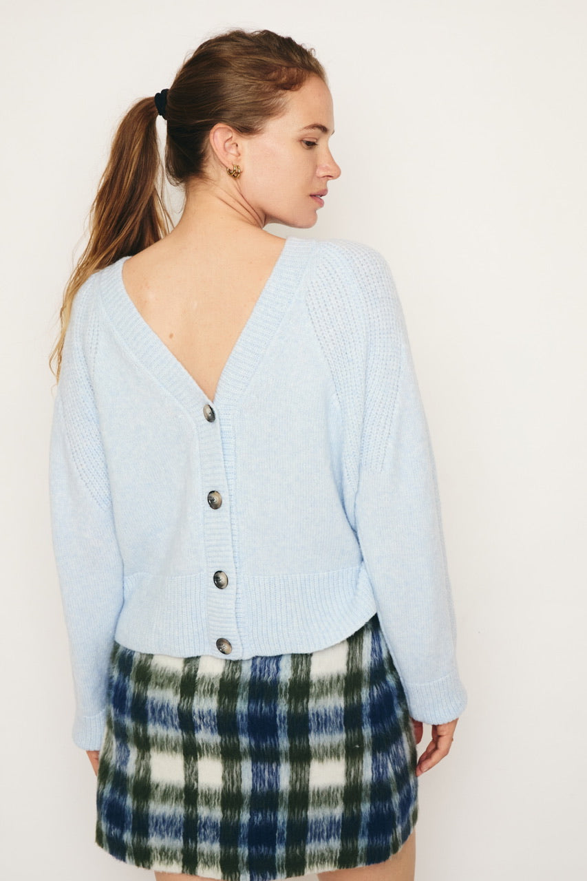RE/BORN Antwerp Vivienne sweater Light Blue