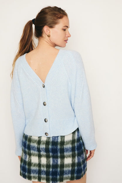 RE/BORN Antwerp Vivienne sweater Light Blue
