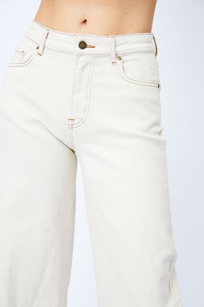 RE/BORN Antwerp Wide Three denim Raw Cotton