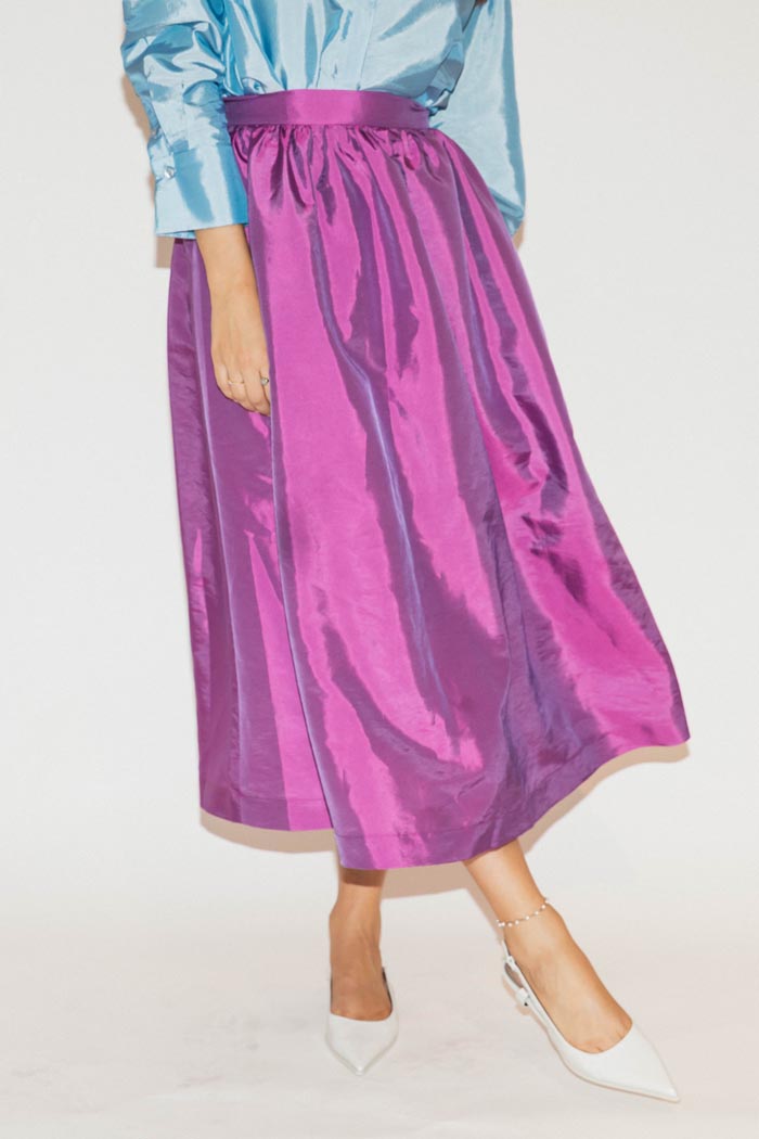 RE/BORN Antwerp Zaira skirt Berry